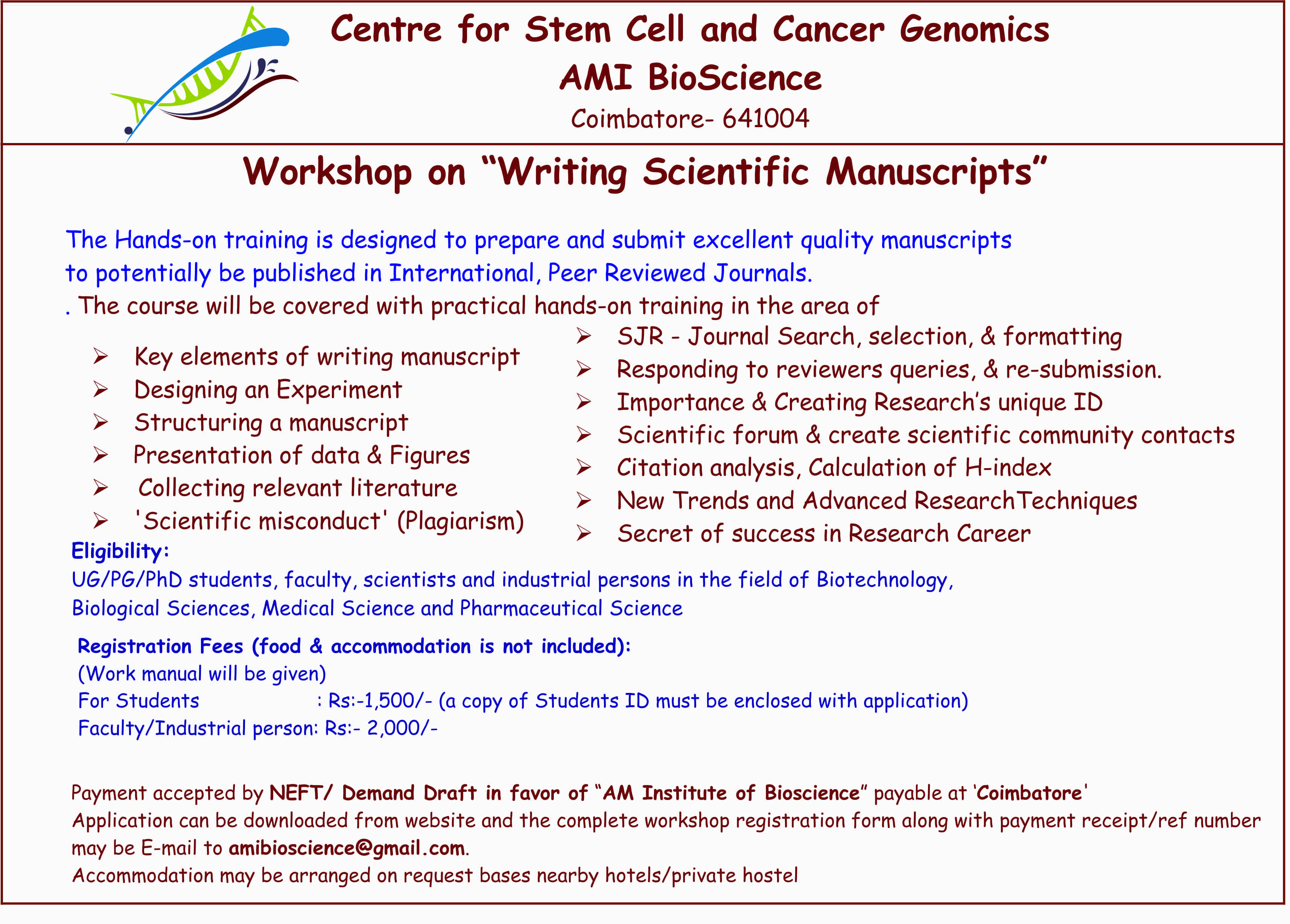 writing-scientific-manuscript-centre-for-stem-cell-cancer-genomics